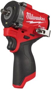 Milwaukee 12V Impact Wrench, 3/8" Square Drive – Black/Red