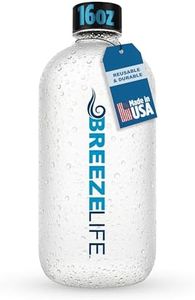 Breeze Life Replacement Mist Bottle – Fits Original and Rechargeable Mister Breeze Umbrellas, 16 oz, Clear Frosted