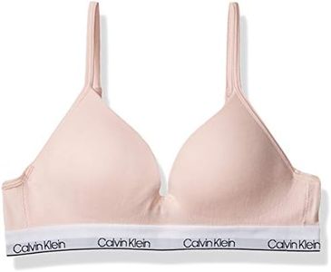 Calvin Klein Girls' Big Seamless Hybrid Bra, Crystal Pink