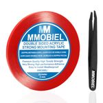 MMOBIEL 2 mm Double Sided Layer Acrylic Strong Adhesive Mounting Tape 25m long Weatherproof Removable