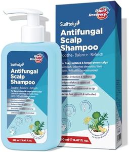 Seborrheic Dermatitis & Folliculitis Shampoo: Psoriasis, Dandruff Shampoo for Men & Women – Soothes Itchy, Flaky Scalp – Sulfate-Free Formula 280ml(9.47 fl.oz.)