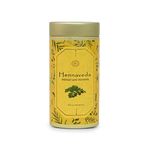Hennaveda Indigo Powder with Brush, Hand Gloves and Shower Cap | No Artificial Color Chemical Free Post-Henna Dye Powder for Hair and Beard | Ayurvedic Blend Natural Hair Colour for Men, Women (100g)