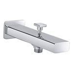 Kohler 22544IN-CP Metal Bath Spout with Diverter, silver, Chrome Finish