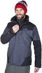 Berghaus Men's Arran Waterproof Jacket with Hydroshell™ Elite Fabric and Fully Adjustable Hood, Men's Hiking & Outdoor Recreation Clothing (UK, Alpha, L, Regular, Regular, Grey)