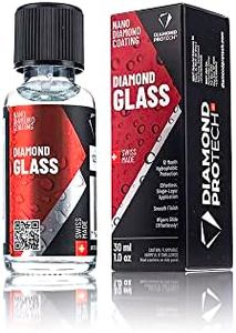 DIAMOND PRO TECH - Diamond Glass - 12 Month Hydrophobic Lasting Protection; Effortless, Single-Layer Application; Nanodiamond Coating; Smooth Finish (30 milliliters)