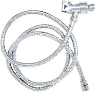 Womanizer Wave 2in1 Dual Showerhead Connector Accessory Kit - Hand-held Shower Head Adapter & 78 Inch Stainless Steel Hose - Shower Arm Mount Set for Adjustable Water-Powered Stimulation - Chrome