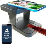 KLIM K2 Mobile Film Scanner 35mm + Free APP - New - Positive & Negative Scanner, Slide Scanner, Photo Scanner, 35mm Color Film Developing Kit Essential - Best Photo Scanner for Old Photos