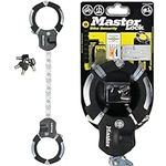 MASTER LOCK Police Approved Bike Lock and E-Scooter Lock, Hardened Laminated Steel, 4 Keys, 550 x 76 x 27 mm, for e bike scooter quad, Silver