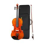 Kadence Solid spruce wood Violin with Flaming Tone Back Finish and Carry Case