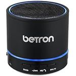 Betron KBS08 Bluetooth Speaker, Wireless, Portable, Mini, Black