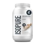 Isopure Zero Carb Protein Powder, 100% Whey Protein Isolate, Keto Friendly, Unflavored, 3 lbs (Packaging May Vary)