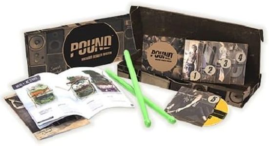 POUND Rockout Results System - 5 DVDs, 9 At-home Workouts, Nutrition Guide with Recipes, 60-Day Fitness Calendar