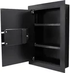 Barska Biometric Wall Safe, One Size, Black