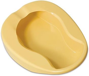 Medpro Durable Conventional Plastic Bed Pan with Contoured Shape for Added Comfort, Made from Heavy-Duty Plastic, Convenient and Easy to Clean, Adult Size