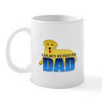 CafePress Golden Retriever Dad Mug 11 oz (325 ml) Ceramic Coffee Mug