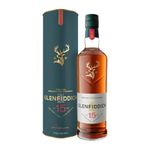 GLENFIDDICH 15 Year Old Single Malt Scotch Whisky - Rich Complex - Warm Spice, Honey Rich Fruit - Bourbon, Oak & Sherry Casks - Harmonised In Our Solera Vat - 40% ABV - 70 cl (Packing may vary)