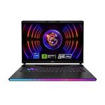 MSI Raider GE68Hx Laptop: Intel Core i9-13980HX, GeForce RTX 4070, 16" QHD+ 240Hz, 32GB DDR5, 2TB NVMe SSD, Thunderbolt 4, Cooler Boost 5, Win 11 Pro: Black 13VG-082US