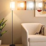 Ziisee Tall Floor Lamp with Linen S