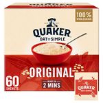 Quaker Oats Oat So Simple Original Porridge Sachets (Case of 60)