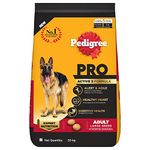 Pedigree Pro Adult Large Breed, Dry Dog Food (18 Months Onwards), 20 Kg Pack, Chicken