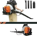 Backpack Leaf Blower, 63CC 665 CFM 3HP 2-Stroke Engine Gas Leaf Blower, High Strength Gas Powered Leaf Blower Snow Blower Dust Blower for Outdoor from USA Fast Arrival (EB650)