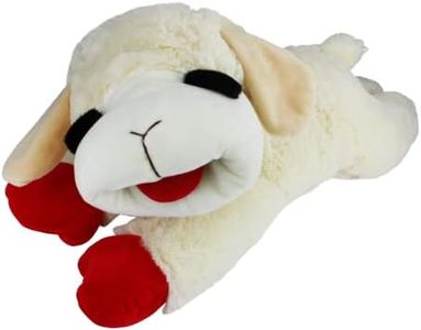 Multipet's Officially Licensed Lamb Chop Jumbo White Plush Dog Toy, 24-Inch