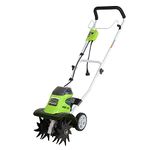 GreenWorks 27072 8 Amp 10-Inch Corded Tiller