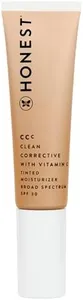 Clean Corrective with Vitamin C Tinted Moisturiser Broad Spectrum SPF 30, Fair VEGAN 6-in-1 Multitasker Blue Light Defence Chemical Sunscreen Free & Dermatologist Tested 30ml