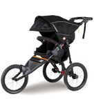 Out ‘n’ About Nipper Sport Stroller - Jogging Pushchair - Newborn to 4 Years - Lightweight All-Terrain Buggy with Rain Cover Included - Running Buggy - Jogger Pram - Stroller Buggy in Summit Black