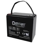 Mighty Max Battery 12V 55AH Internal Thread Replacement Battery Compatible with Minn Kota Endura Trolling Motor