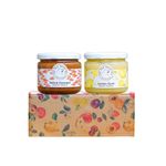 Big Bear Farms Combo of Lemon Curd Dessert Spread & Salted Caramel, 100% Natural, No Artificial preservatives, Homemade in Himachal, Combo Pack