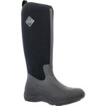 Muck Boots Women's Arctic Adventure Fleece Lined Waterproof Pull on Boot, Black, 6