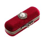 Cabilock Box Jewelry Holder Stand Vintage Lipstick Holder Lip Balm Holder Lipstick Purse Case Makeup Lipstick Holder Compact Mirror for Purses Lipstick Case Lip Gloss Travel Mini