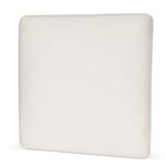 METRON Memory Foam Soft Square Cushion Insert Pillow Filler |16 X 16 X 5 Inches | Pack of 1, White