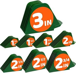 AFANSO Hair Clipper Guards, Extra Long 3 Inch, 8pcs Green - Compatible with Most Wahl Full Size Hair Clippers, Large Guide Comb Set 3', 2.75', 2.5', 2.25", 2", 1.75", 1.5", 1.25"