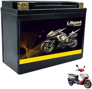 HJGHY 12V 12Ah 15Ah 20Ah 4Ah 5Ah 7Ah 9Ah Rechargeable Motorcycle Starter LiFePO4 Battery for Motorcycle Scooter Moped 12V Lithium Powersport Battery,12v,7Ah