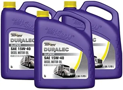 Royal Purple 04154 / 300905 Duralec Super 15W40 CK-4 Motor Oil Synthetic - 1 gal. (Case of 3)