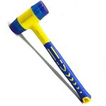 Rubber Mallet, BOOSDEN Double-Faced Rubber Mallet Hammer, Shockproof Anti-Slip Small Rubber Mallet, Rubber Hammer Mallet for Home Decoration Installation Hand Tool, 30mm