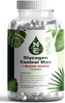 Glycogen Control Max| Glyco Care and Guard| Vegan | Natural Supplement| 120 Capsules| 700mg |Gluten-Free| 120 Servings | 60 days supply| No Additives or Fillers