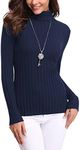 Aottori Ladies Polo Neck Jumpers Lo