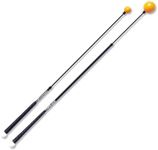 Orange Whip Distance Duo - Lightspeed 45" + Golf Swing Trainer 43" (Mid Size)