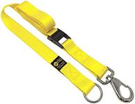 Universal Trunk Strap by Wrap-It Storage - 6.5 ft. Trunk Strap (Yellow) - Heavy Duty Trunk Tie Down Strap with Hook for Car Trunks to Secure Cargo Load