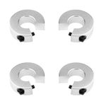 iYueMps 4 Pack SBR16 Stopper Block, Positioning Block,16mm SBR16 UU LUU Mounting Ring Linear Rail Stop Collar Fixing Ring (SBR16 Stop Collar)