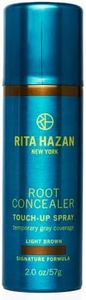 Rita Hazan Root Concealer Touch Up Spray - Instant Spray To Cover Up Roots - Quick Drying, Water-Resistant Formula - Temporary Hair Color Spray for Gray Roots - 2 oz. Root Spray Light Brown