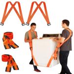 RUIFUNETEK Heavy Duty Moving Straps, 2 Person Moving System with Shoulder Lifting Strap, Appliance Handling Belt, Moving Straps for Easy Handling of Furniture, Appliances, Mattresses