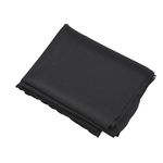 Speaker Mesh Cloth, 1.7mx0.5m Speaker Grill Cloth Stereo Gille Fabric Speaker Mesh Cloth Dustproof Protective Cover/Lightweight/Soft/Applicable to Speakers/Stage Speakers/KTV (Black)