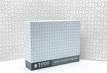 Wooden Jigsaw Puzzles for Adults 1000 Pieces, Pure White Hell 20.5 x 15 Inch Educational Games Brain Challenge Jigsaw Puzzles for Adult Kids