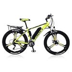 Electric Bikes for Adults, Electric Mountain Bike for Men, Magnesium Alloy Ebikes Bicycles All Terrain,26" 36V 250W Removable Lithium-Ion Battery Ebike for Outdoor Cycling Travel Work Out,Yellow