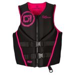 O'Brien Women's Traditional Neoprene USCGA Life Jacket, Pink, Medium