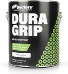 Dura Grip Anti-Slip Paint (Gallon, Amber Clear) for Concrete, Wood, Tile and Metal – Non-Skid Coating for Floor, Decking and Ramps – Non-Slip Epoxy Paint